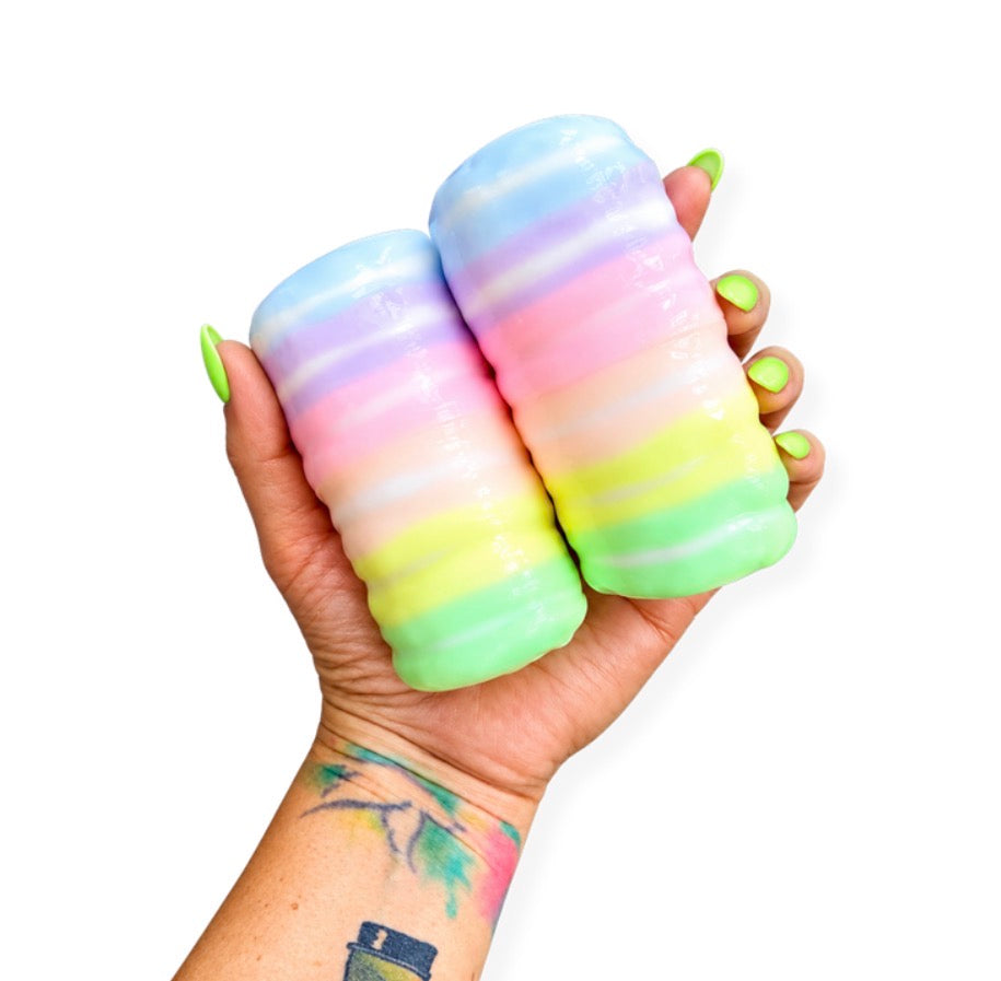 Neon Macaroon Wax Crackers